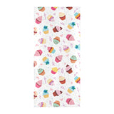 Cake cupcake design pattern Beach Towel