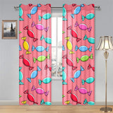 Colorful wrapped candy pattern Gauze Curtain