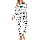 Goat ram pattern Women's All Over Print Pajama Set