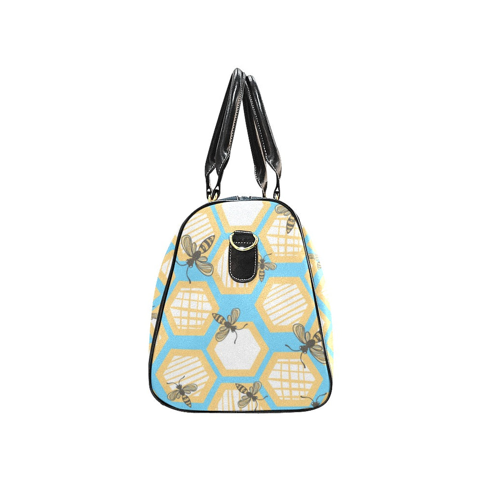 Bee honeycomb pattern Travel Bag