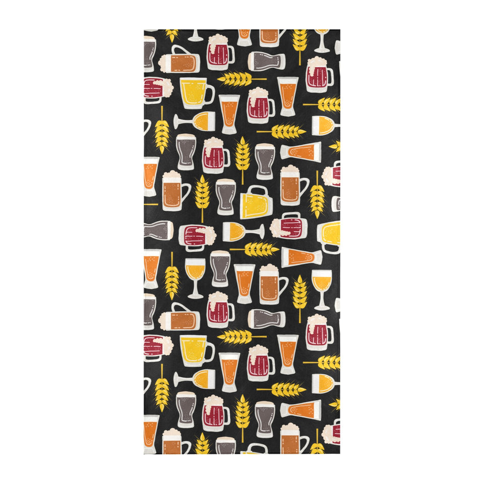 Beer type pattern Beach Towel