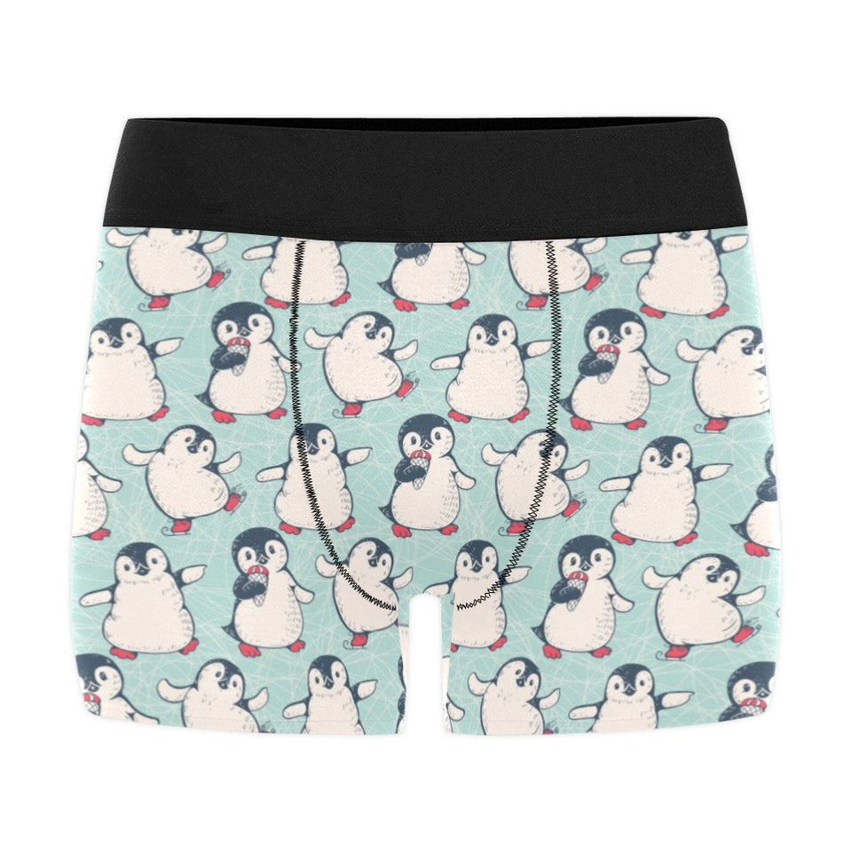 Cute Penguin pattern Men's All Over Print Boxer Briefs Men's Underwear