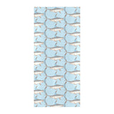 Swordfish Pattern Print Design 01 Beach Towel