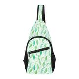 Green Peas Pattern Print Design 01 All Over Print Chest Bag