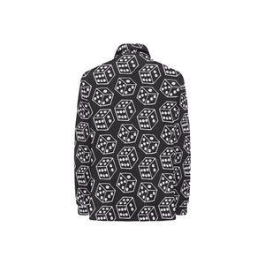 Dice Pattern Print Design 01 Women's Long Sleeve Polo Shirt