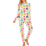 Pigeon Pattern Print Design 01 Women's All Over Print Pajama Set