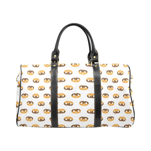 Pretzels Pattern Print Design 02 Travel Bag