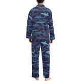 Shark pattern Men's Long Pajama Set