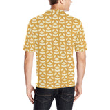 Pretzels Pattern Print Design 01 Men's All Over Print Polo Shirt