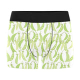 Green Peas Pattern Print Design 03 Men's All Over Print Boxer Briefs Men's Underwear