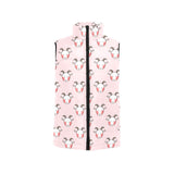 Cute goat pattern Women's Padded Vest