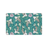 Koi Fish Carp Fish lotus pattern Doormat