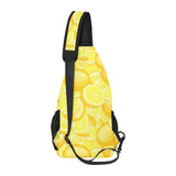 lemon pattern All Over Print Chest Bag