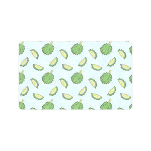 Durian pattern blue background Doormat