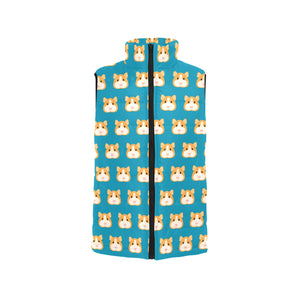 Guinea Pig Pattern Print Design 03 Women's Padded Vest