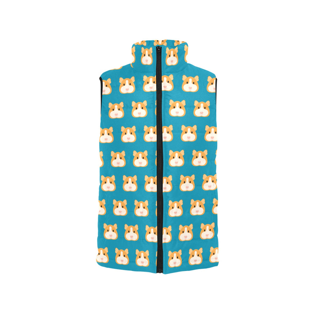 Guinea Pig Pattern Print Design 03 Women's Padded Vest