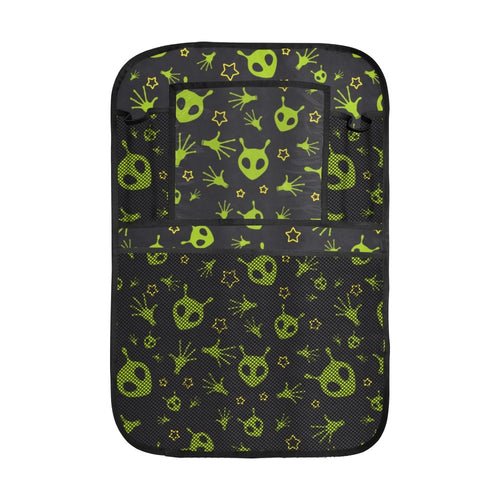 Alien Pattern Print Design 02 Car Seat Back Organizer