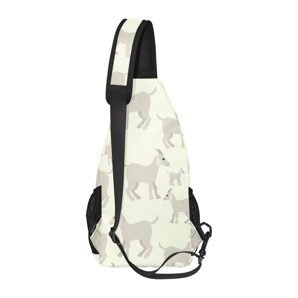 Little young goat pattern All Over Print Chest Bag