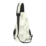 Little young goat pattern All Over Print Chest Bag