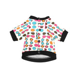 Sun Glasses Pattern Print Design 03 All Over Print Pet Dog Round Neck Fuzzy Shirt