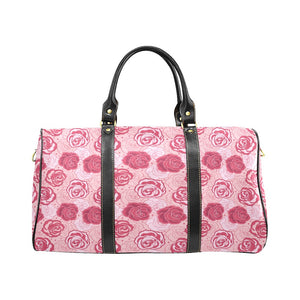Rose Pattern Print Design 02 Travel Bag
