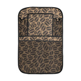 Coffee bean on brown background Car Seat Back Organizer