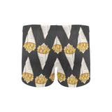 French fries dark background Men's Swimming Trunks