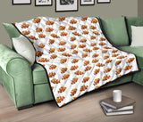 Clown Fish Pattern Print Design 03 Premium Quilt