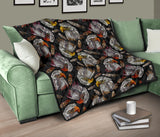 Eagle Pattern Print Design 05 Premium Quilt