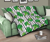Cool Broccoli Pattern Premium Quilt