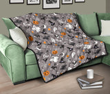 Halloween Design Pattern Premium Quilt