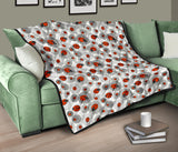 Ladybug Pattern Print Design 05 Premium Quilt
