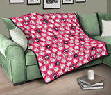 Guinea Pig Pattern Print Design 01 Premium Quilt