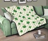 Broccoli Pattern Premium Quilt