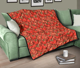 Red Tomato Pattern Premium Quilt