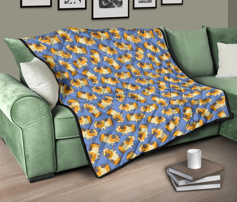 Guinea Pig Pattern Print Design 02 Premium Quilt