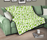 Lime Design Pattern Premium Quilt