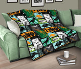 Dinosaurs Print Pattern Premium Quilt