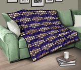 Beautiful Japanese Fan Pattern Premium Quilt