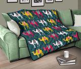 Camel Pattern Premium Quilt
