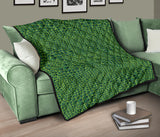 Crocodile Skin Printed Premium Quilt