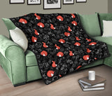 Fox Sleeping Fox Pattern Premium Quilt