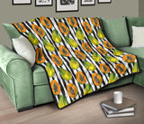 Papaya Design Pattern Premium Quilt
