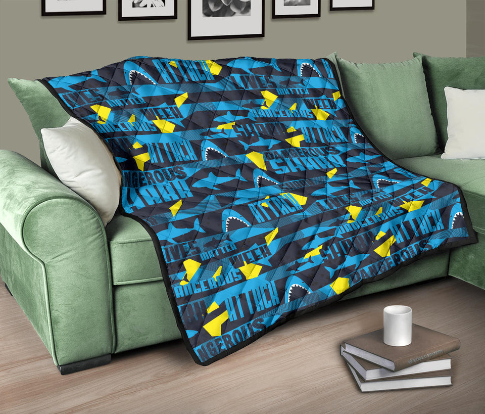 Shark Dangerous Premium Quilt