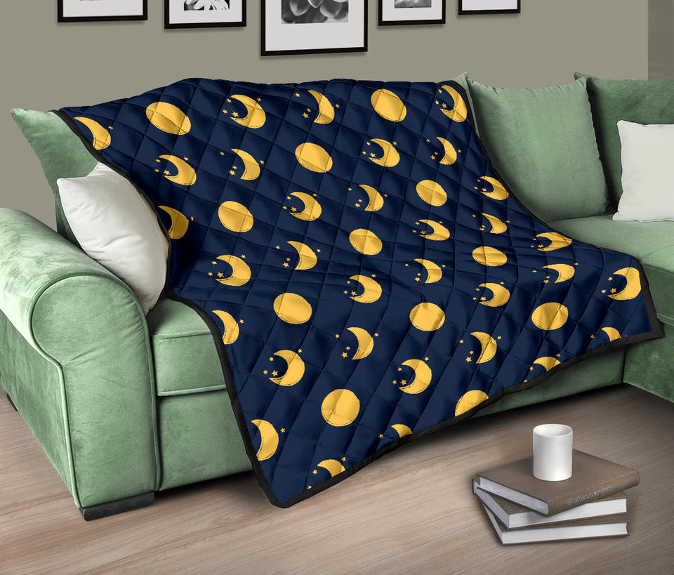 Moon Star Pattern Premium Quilt