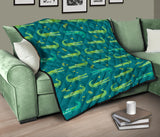 Crocodile Pattern Premium Quilt