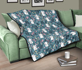 Cute Rabbit Pattern Premium Quilt