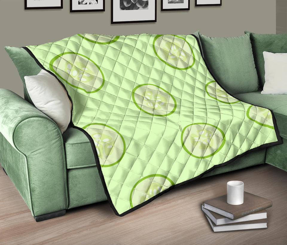 Cucumber Pattern Premium Quilt