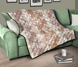 Beautiful Hexagon Japanese  Pattern Premium Quilt