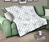 Cute Goat Design Pattern Premium Quilt